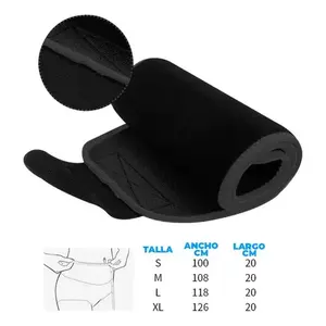 Faja Reductora de Cintura de Neopreno para Hombre y Mujer, Moldeadora de Abdomen para Gimnasio con Cierre de Gancho y Bucle, Modelo DEP.26 de EGTMA - Product Image 3