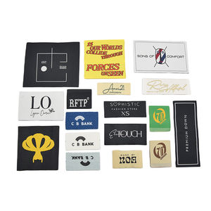 20 años de experiencia tejiendo para personalizar etiquetas tejidas de ropa de Damasco de alta densidad privadas - Product Image 3