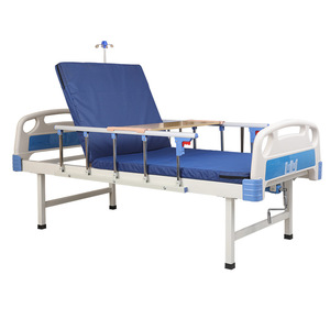 Manual Nursing Bed 200x90x50cm Stainless Steel Frame Elder <b>Care</b> Home Use - Product Image 4