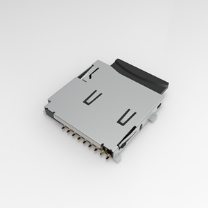 ขั้วต่อการ์ด Micro SD TF รุ่น XKTF-015-G แบบ Push Push SMD 2.0 มม. 9 ขา มาตรฐาน ROHS สำหรับอุปกรณ์อิเล็กทรอนิกส์บนแผงวงจรพิมพ์ (PCB) ยี่ห้อ XKB Connection - Product Image 3
