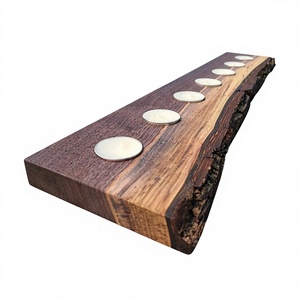 Wooden Rectangular Handmade <b>Tea</b> Light Holder Candle <b>Stand</b> Brown Eco-Friendly Durable Christmas Home Decor Customized Logo Safe - Product Image 6