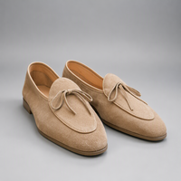Nouvelle conception, mocassins respirants pour hommes grande taille, en cuir de vache véritable, formels, pour le bureau, la carrière, OEM, ODM, logo personnalisé