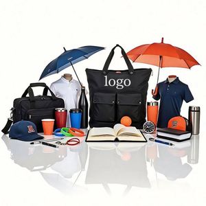 Cadeaux promotionnels personnalisés avec logo d'entreprise, t-shirts, casquettes, bouteilles d'eau, stylos à bille, carnets, cadeaux marketing - Product Image 1