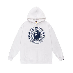 เสื้อฮู้ดผู้ชายทรงปกติ ระบายอากาศได้ดี สไตล์สตรีทแวร์ พิมพ์ลายโลโก้ด้านหน้า ผลิตจากโพลีเอสเตอร์/คอตตอน เฟรนช์เทอร์รี่ 310 กรัม - Product Image 3