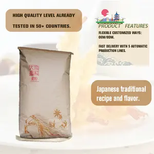 Bulked gaya Jepang 1kg Tempura Premix tepung ayam dan udang dikemas dalam tas untuk penggunaan mudah aditif makanan