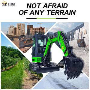 מחפר זחלי מיני 3.5 טון, מחפר הידראולי, מכונה קומפקטית ועמידה, מנוע קובוטה, מתאים לחווה, גינה ולבית, ניתן להתאמה אישית - Product Image 5