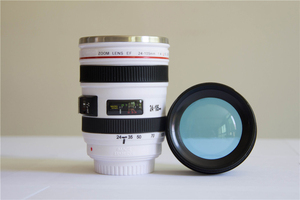 Tasse à café créative avec <span class=keywords><strong>objectif</strong></span> en acier inoxydable, flacons sous vide, pour <span class=keywords><strong>appareil</strong></span> <span class=keywords><strong>photo</strong></span>, idéal pour un voyage, idée de cadeau, nouveauté, de 400ml, nouveauté - Product Image 5