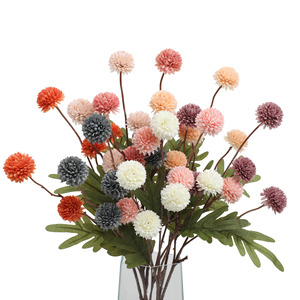 Flores Artificiales al por Mayor, Diente de León y Crisantemo, Adornos Florales para Sala de Estar, Suministros de Decoración para Bodas - Product Image 3