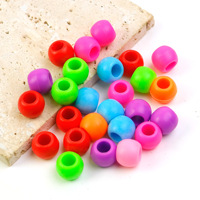 Grandes perles colorées en silicone 12mm pour extensions de cheveux, perruque souple, tresse sale, accessoires de coiffure