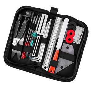 Kit d'outils de réparation de guitare, 20 pièces, pinces à fils, organisateur de <span class=keywords><strong>cordes</strong></span>, clés hexagonales, broches de pont pour guitare, ukulélé, <span class=keywords><strong>basse</strong></span> - Product Image 6