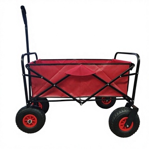 Carrito de Camping Plegable para Exteriores, Playa y Picnic, con <span class=keywords><strong>Ruedas</strong></span> Neumáticas, en Oferta - Product Image 2