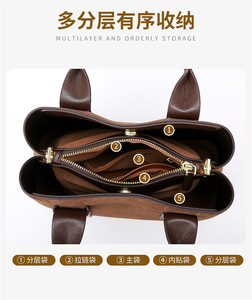 Fashion New Designer Crossbody <b>Bags</b> High Quality PU Leather Shoulder Messenger <b>Bag</b> Casual Totes Luxury Women Handbags and Purses - Product Image 3