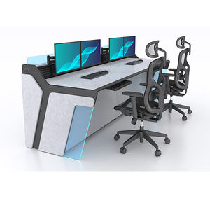 制御室コンソール監視コンソールヘビーデューティーコンソール制御デスク（産業用CCTV制御室向け）中国工場価格 - Product Image 2