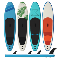 Planche de surf debout polyvalente portable en usine planches de SUP de transport facile pour Lake River Ocean Made Durable Fiberglass EPS