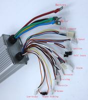 Contrôleur de moteur BLDC 24 MOSFET 48-72V 3000W 80Amax, contrôleur de vitesse sans balais pour véhicules électriques, avec et sans capteurs