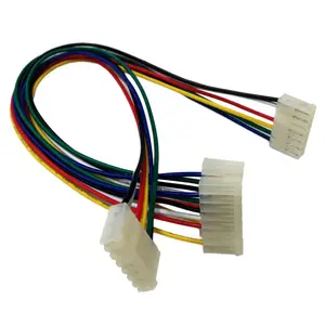 Özel kablo demeti Molex 3.96 pitch konnektörü erkek erkek konnektör 8 pin kablo
