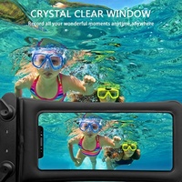 Étui de téléphone portable universel en PVC lumineux, étanche, antichoc et anti-poussière pour 8 Plus 6 pouces, design sportif, utilisation en extérieur