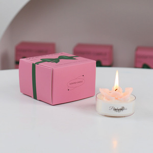 <span class=keywords><strong>Bougie</strong></span> artisanale en cire mélangée à l'orchidée papillon, vente en gros, cadeaux pour la fête <span class=keywords><strong>des</strong></span> mères, anniversaire, fleur réaliste, aromathérapie pour créer une ambiance - Product Image 4