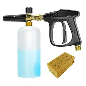 Professional Foam Cannon Car Wash - Snow Adjustable Kit 1/4" Quick Release For Pressure Washer Gun