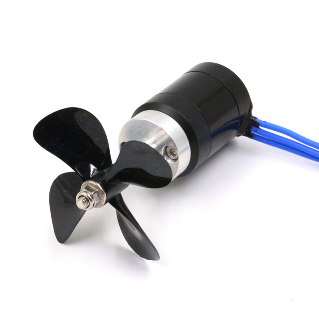 24V Waterproof High Torque DC Brushless Motor for Boat Underwater Propulsion System Forward/Reverse Thrust Capability