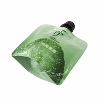 Pochettes souples transparentes recyclables en PE avec bec verseur et impression sérigraphique pour l'emballage de jus, de bière et de boissons