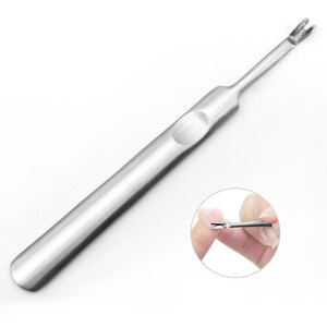 Stainless Steel Cuticle Remover Large Stunning Fork Nail Trimmer Pedicure Tool For Home Use - Product Image 1