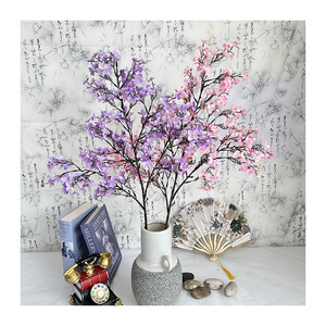 QYYM-686 fleur pleine branche haute qualité fait à la main soie Babysbreath Orange gypsophile artificielle bébé <span class=keywords><strong>souffle</strong></span> pour l'obtention du diplôme - Product Image 3