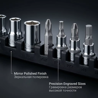 Kit d'outils professionnel universel en acier au chrome-vanadium pour mécanicien automobile, 18, 46, 120 pièces, avec clés hexagonales et embouts de douille, pour atelier de réparation