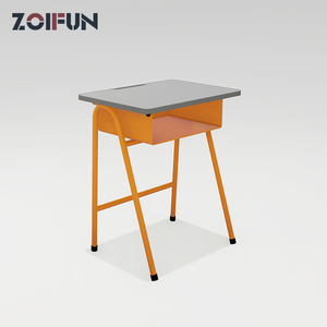 Trường Trung Học Cơ Sở Duy Nhất Được Sử Dụng Đồ Nội Thất Trường Học Cũ Bàn Học Sinh Và Ghế Trường Học Với Ngăn Kéo Và Móc - Product Image 3