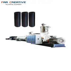 Chinese Factory Single Screw Plastic Extruder Machine For Making HDPE Pipes