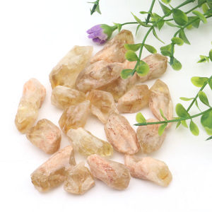 หินคริสตัลธรรมชาติแบบขายส่งจำนวนมาก อะเมทิสต์แบบหยาบ ซิทรินแบบปลายแหลม สำหรับการบำบัด - Product Image 4