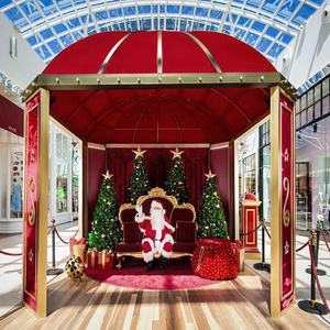 2018 shopping mall decorazione gigante santa grotta per di natale display - Product Image 1