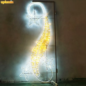 Uplumin-<span class=keywords><strong>Colonne</strong></span> à motif de Noël pour décoration de poteau de rue en 2D - Product Image 4
