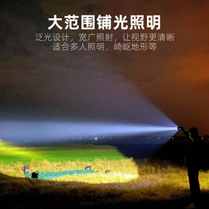 T6 ไฟจักรยาน LED 2500 มิลลิแอมป์แบบชาร์จไฟได้ซูมกันน้ำสำหรับเดินป่าตั้งแคมป์ขี่จักรยานกลางคืนตกปลา - Product Image 3