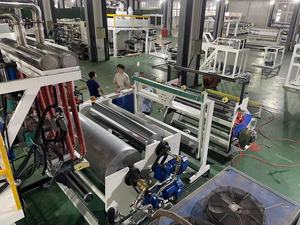 Newest 1500mm Triple Screw Stretch Film <strong>Machine</strong> 100% PE Easy PLC Control LDPE LLDPE <strong>Plastic</strong> <strong>Extruders</strong> with Gear Core Components - Product Image 5