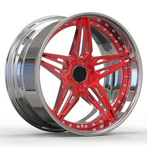 Velg Custom 6061 T6 Deep Dish 3 Piece Forged 17 18 19 <span class=keywords><strong>20</strong></span> 21 22 23 24 Inch untuk Tesla Model 3 Model Y Model <span class=keywords><strong>X</strong></span> - Product Image 1