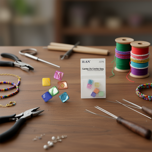 Perline Quadrate Multicolore da 12mm per Creazione di Gioielli Fai-da-Te - Product Image 2