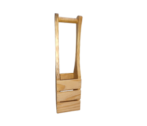 Soporte de Madera para Botellas de Vino, Estante Rústico para Vino para Mesa de Cocina o Bar en Casa, Elegante Solución de Almacenamiento de Vino - Product Image 3