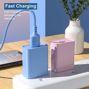 ที่ชาร์จสำหรับเดินทาง 2.4A USB 10W EU US Plug ใช้ได้กับโทรศัพท์แอปเปิล หัวเว่ย เสี่ยวหมี่ ออปโป้ดีไซน์มาการองสีสันสดใส - Product Image 2