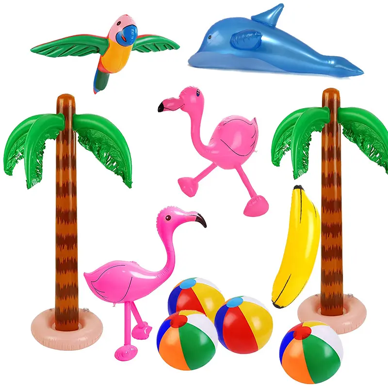 Новый надувной 3D кокосовое дерево, игрушки для бассейна, пляжный мяч, банан, рекламные подарки, рекламный реквизит для детей