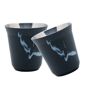 LOGO personnalisé 80ML 160ML 304 Tasse à expresso <span class=keywords><strong>en</strong></span> acier inoxydable Tasse à <span class=keywords><strong>café</strong></span> double couche Boisson Tasses à expresso Isolées Passe au lave-vaisselle - Product Image 3