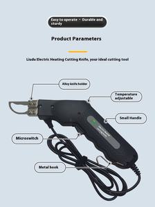 Handheld elétrica quente faca tecido aquecimento cortador Metal construção para não-tecidos tecido corda cortina - Product Image 4