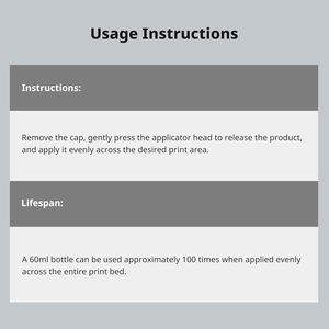 Anycubic 3D Printing Adhesive 60ml For <b>PLA</b> PETG TPU ABS ASA Filaments - Product Image 4