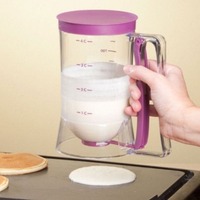 Séparateur de pâte PP, distributeur de cupcakes, entonnoir verseur manuel, tasse doseuse, outil de pâtisserie