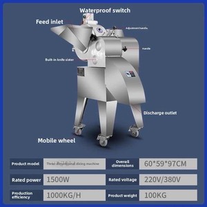 <span class=keywords><strong>Toronto</strong></span> Máy cắt cho gà nhanh thịt Cube máy cắt máy cắt thịt hiệu quả cao - Product Image 4
