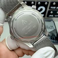 Montre de plongée de luxe VSF 8806 en titane pour James Bond 007, version haut de gamme, analogique, pour homme, avec cadran de 42 mm, acier inoxydable