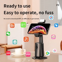 Suivi automatique du visage Support pour smartphone Selfie Stick Pliage Caractéristique Gimbal Stabilisateur Trépied Support pour la photographie mobile Auto Face