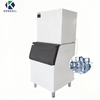 Refrigerador Comercial con Puerta Francesa y Máquina de Hielo en Cubos