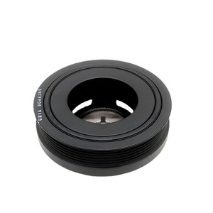 V-Belt <b>Pulley</b> 30 Mm Bore 2 Grooves Steel Crankshaft <b>Pulley</b> For Chevrolet Daewoo Motors Part Number 96352877 96897424 - Product Image 2