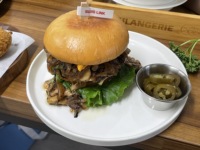 Mesin panggang daging Vegan berprotein tinggi dengan tekstur segar produk minuman Burger teknologi HMMA